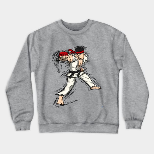 Ryu Crewneck Sweatshirt by Hawke525